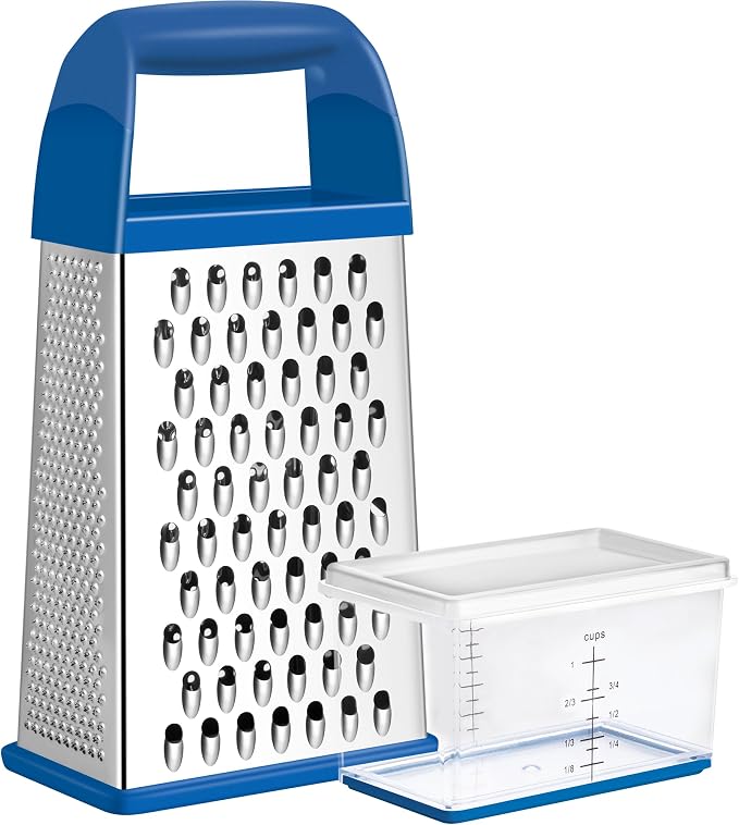 Urbanstrive Cheese Grater With Container, Professional Cheese Grater with Handle by Urbanstrive