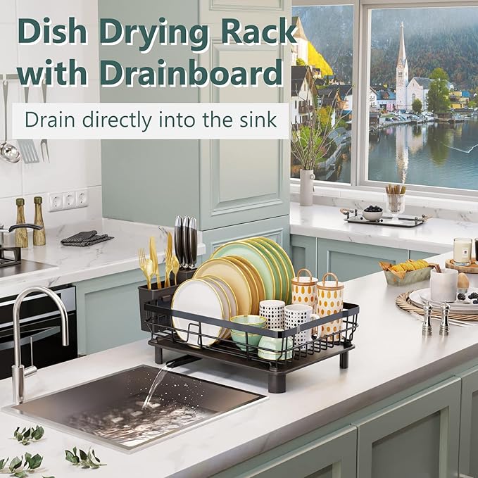 AIDERLY Iron Dish Drying Rack - Image 2