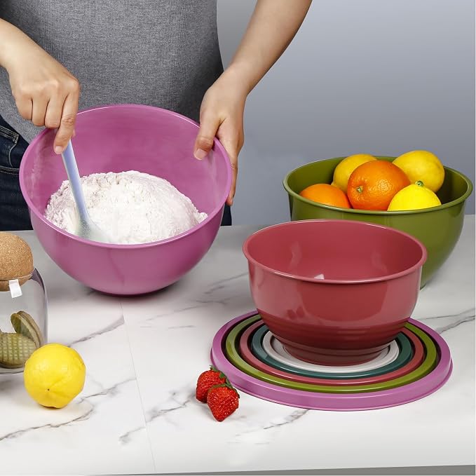 Greentainer Plastic Mixing Bowls - Image 8