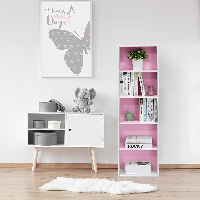 Furinno LUDER Book Shelf, 5-Tier Bookshelf, Bookcase - Image 9