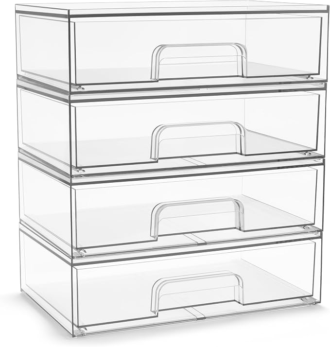 Sorbus Acrylic Storage Containers by Sorbus