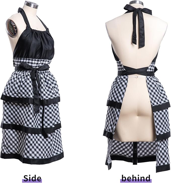 Lovely Flower Pattern Retro Aprons - Image 2