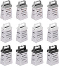 12 Pcs Mini Cheese Grater Stainless Steel Box Grater by Unknown