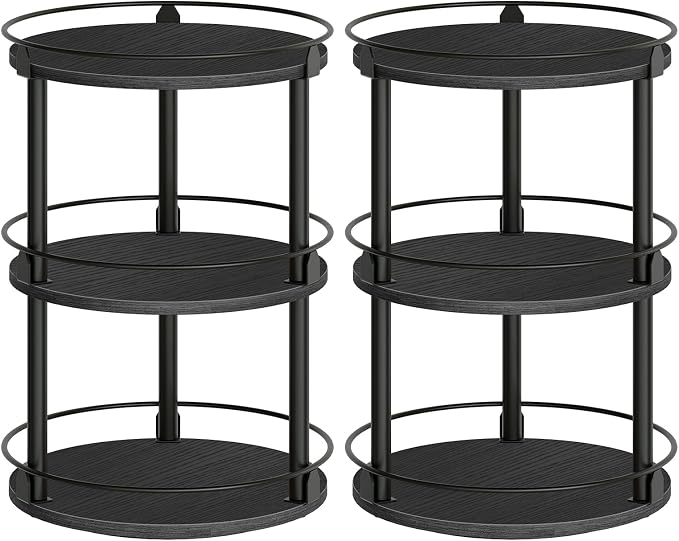 YATINEY Spice Rack, 3 Tier Turntable Organizer by Yatiney
