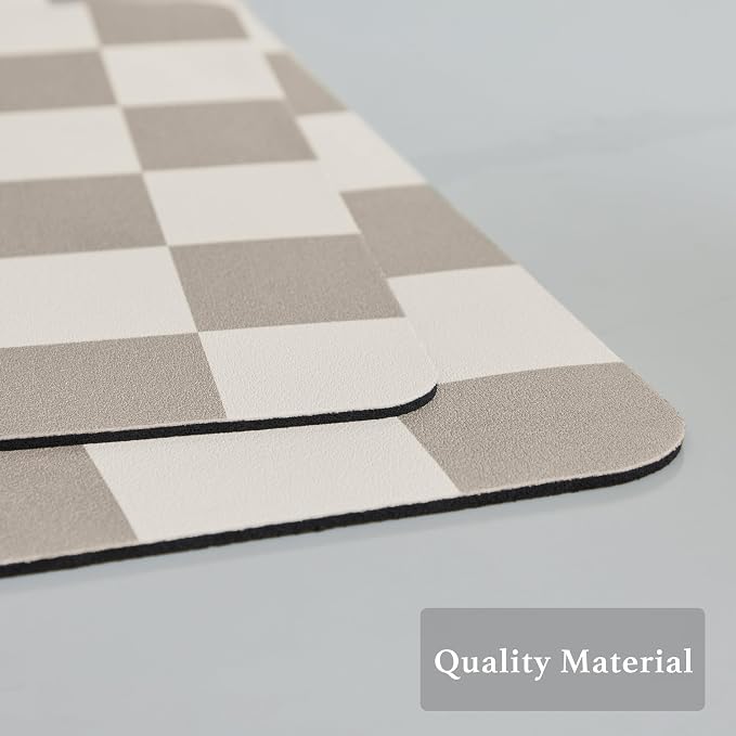 Ohocut Checkered Dish Drying Mat - Image 6