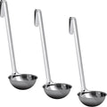 Super Sturdy, Ergonomic 4 Oz. Soup Ladle 3 Pk. Stainless Steel Ladles by FoodRestaurantSupplies