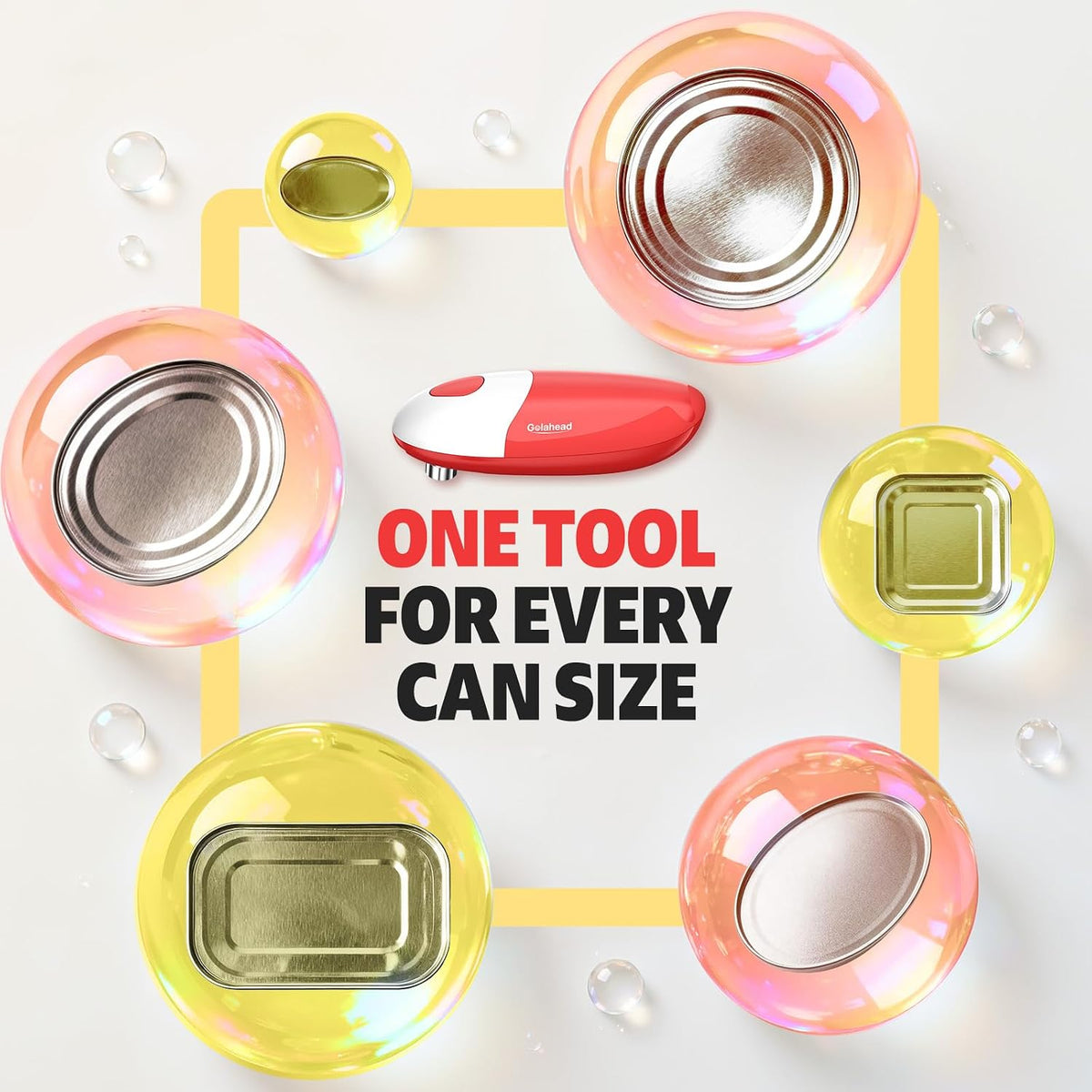 Hands Free Electric Can Opener for Seniors with Arthritis, Automatic