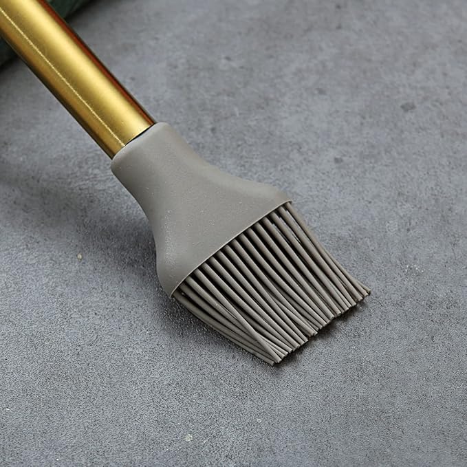 Gold Basting Brush, Berglander Non-stick Silicone Kitchen Brush - Image 4
