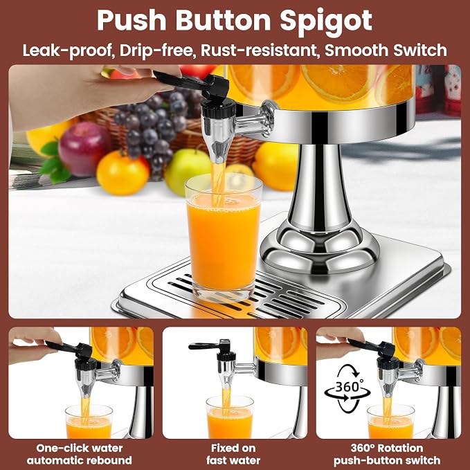 2.2 Gallon Beverage Dispenser - Image 4