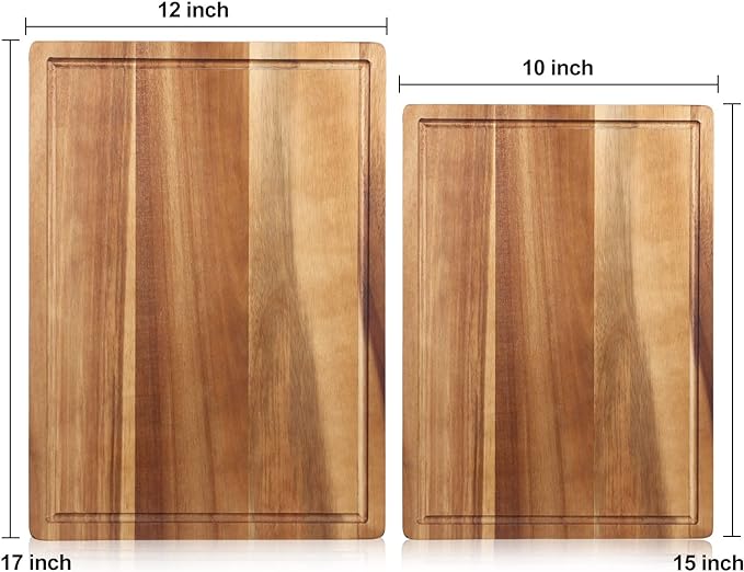 17" Best Solid Acacia Wood Cutting Boards - Image 7
