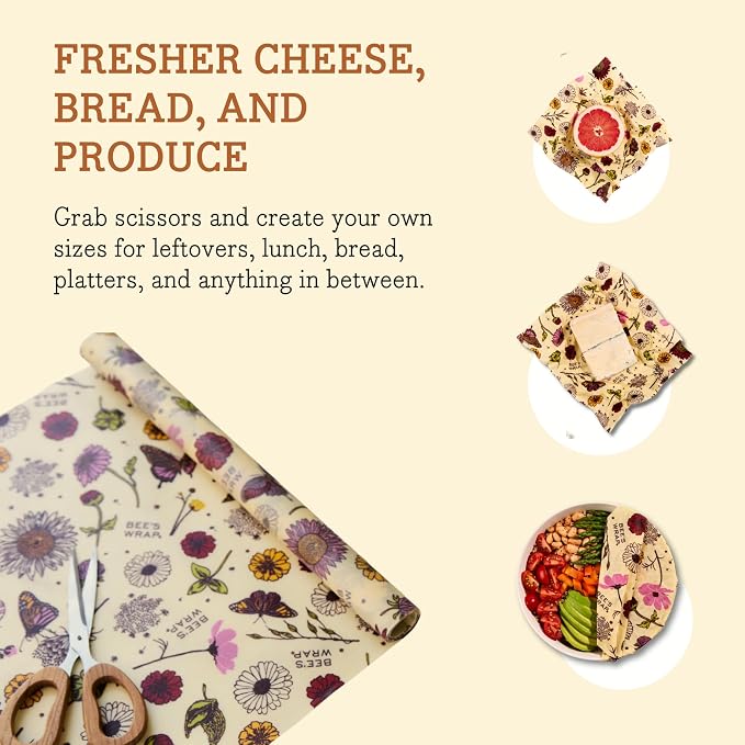 Bee's Wrap Vegan Beeswax Wraps for Food - Image 5