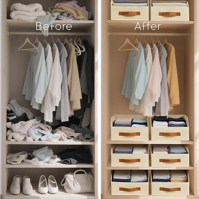 Homsorout Fabric Storage Bins for Organizing - Image 5