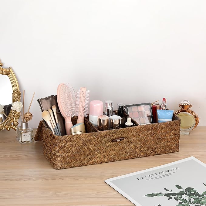 Hipiwe Handwoven Seagrass Storage Basket - Image 5