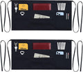 7 Pockets Server Aprons with Zipper Pocket by TEXVIDA
