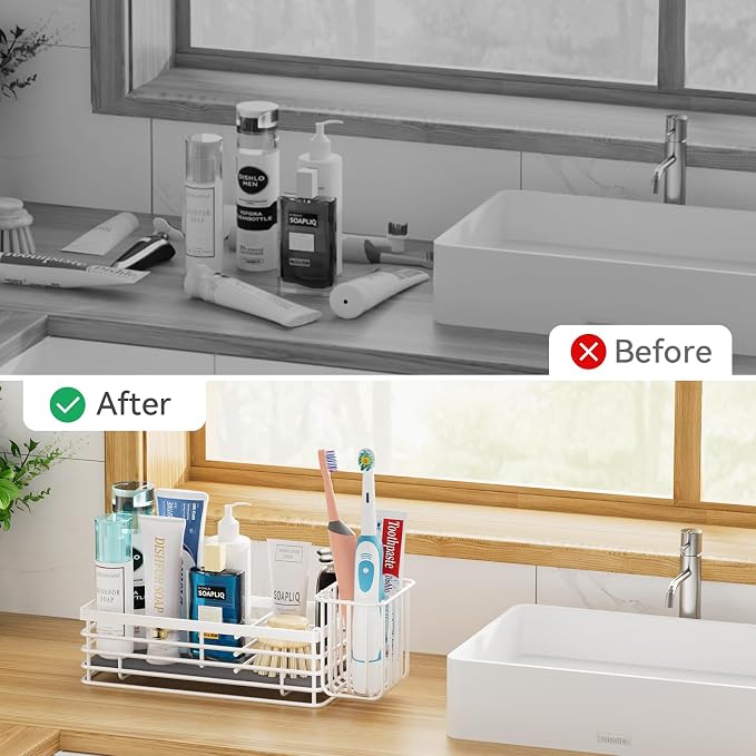 Yofidra Sponge Holder for Kitchen Sink Organizer Caddy: Sink Sponge - Image 5