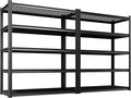 Set 2 Garage Shelving-3000 lbs 5 Tier Storage Shelves, Adjustable Heavy Duty by Unknown
