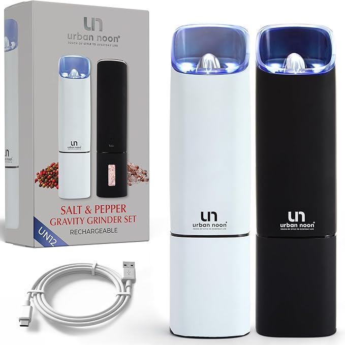 Automatic Salt and Pepper Grinder Set by urbannoon