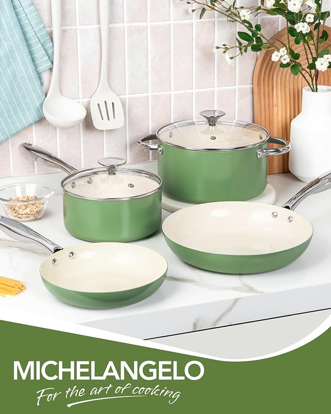 MICHELANGELO Pots and Pans Set Non Stick - Image 8