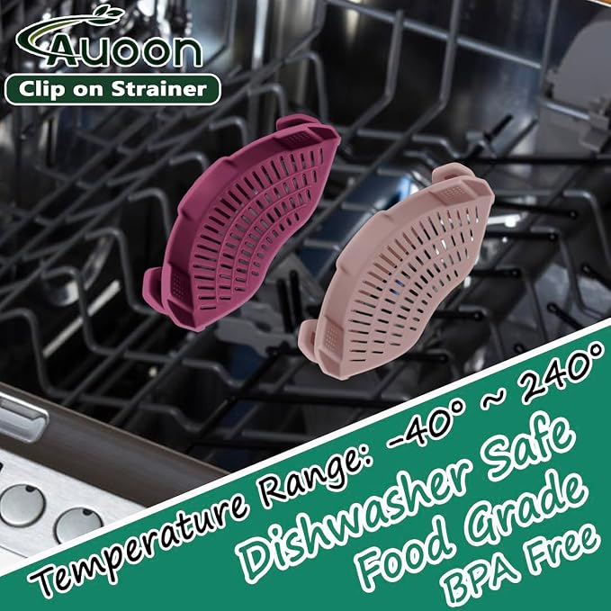 AUOON Clip on Strainer for Pots and Pans - Image 3