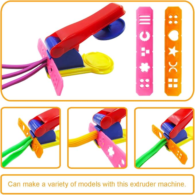 FRIMOONY Plastic Dough Tools, Various Animal Molds, Rolling Pins, - Image 2