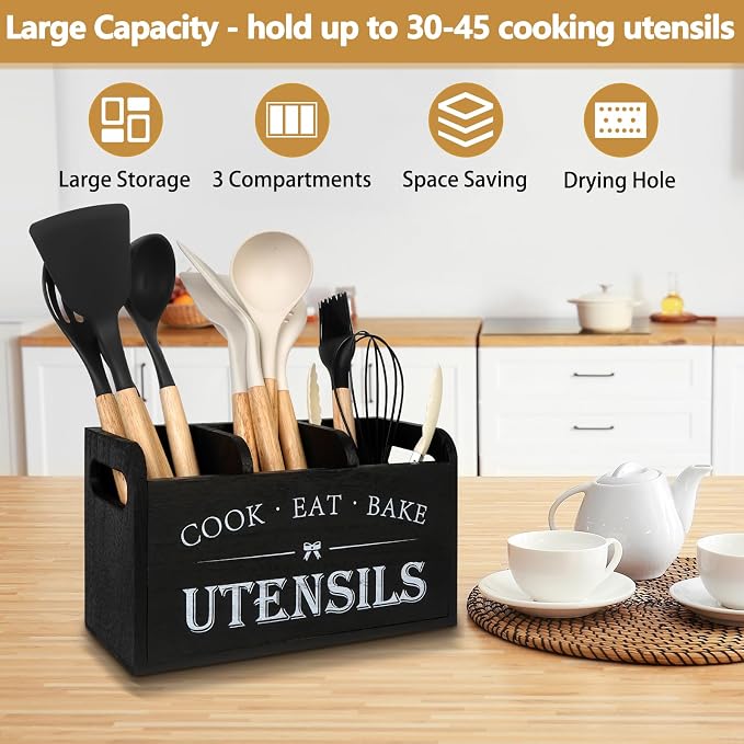 Farmhouse Cooking Utensils Organizer - Image 6