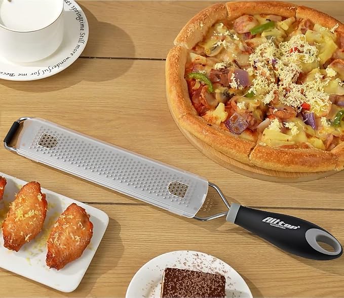 ALLTOP Lemon Zester, Hand-held Stainless Steel Food Grater, Pro Kitchen Tool - Image 5