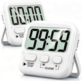 Antonki 2 Pack Digital Timer for Kids, Magnetic Countdown Kitchen Timers for by Antonki