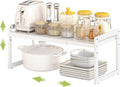 DOLALIKE Expandable Kitchen Countertop Organizer, Stackable Cabinet Shelf by DOLALIKE