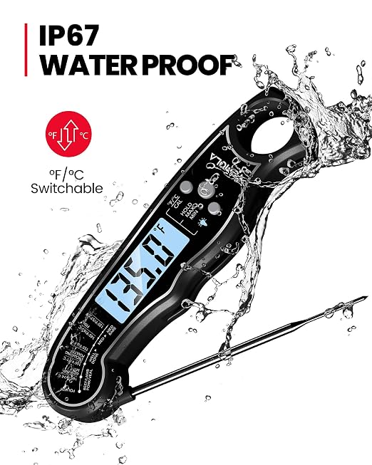 TEMOLA Meat Thermometer, Instant Read Food Thermometer - Image 3