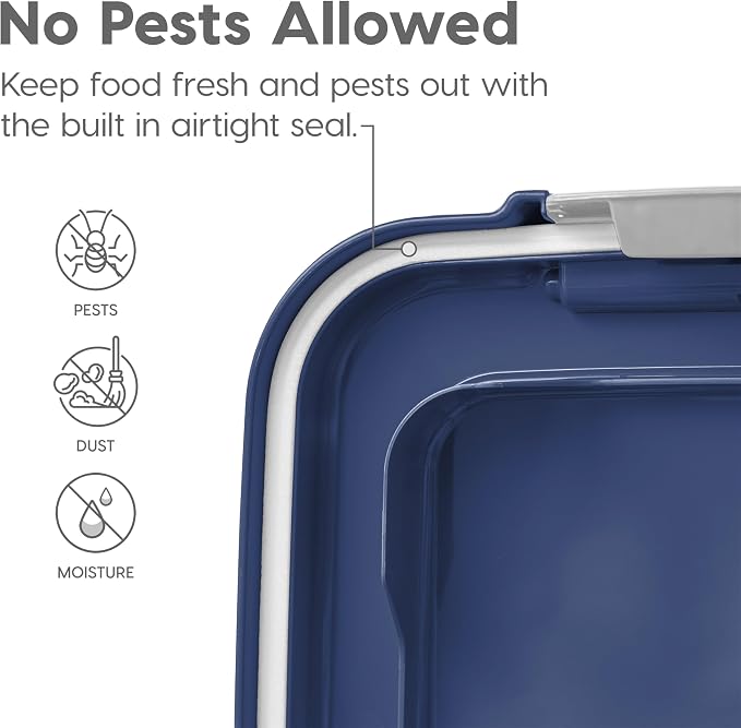 IRIS USA Dog Food Storage Container, 30 lbs & 11 lbs Combo, Cat Food Storage - Image 3