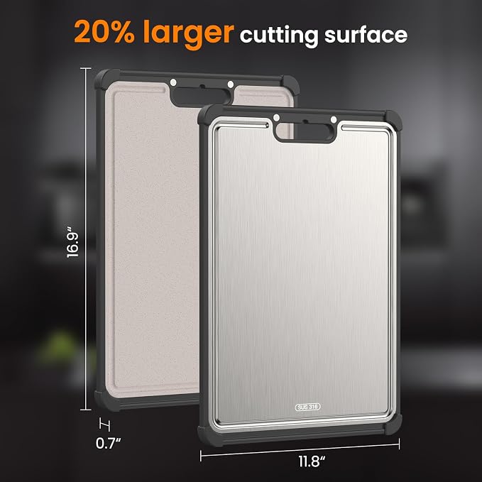 Premium 316 Stainless Steel Cutting Board - Image 7