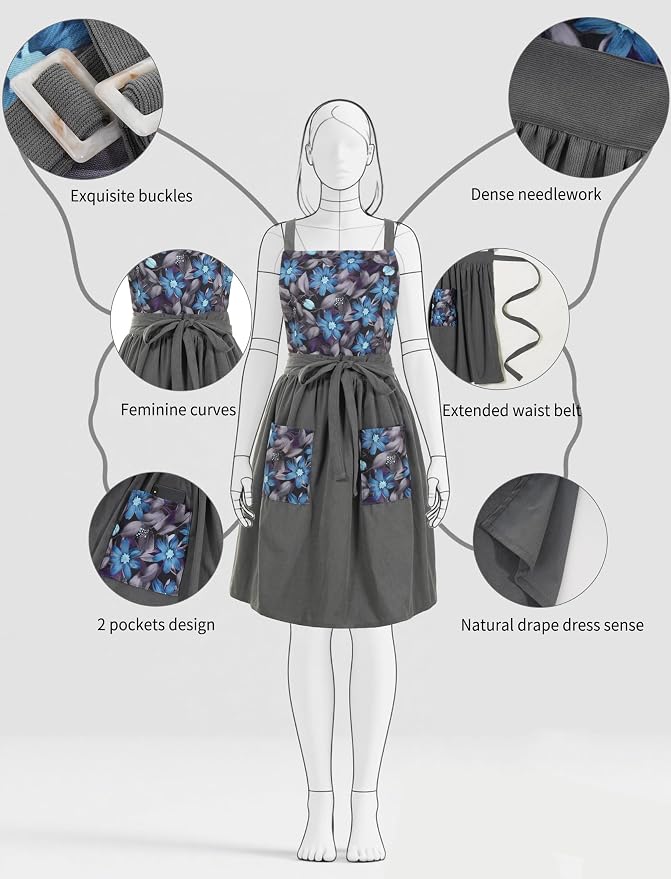 Pinknoke Vintage Pinafore Apron Dress - Image 4