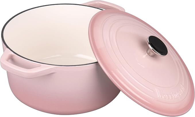 VORRINGARD Enameled Cast Iron Dutch Oven Pot - Image 5