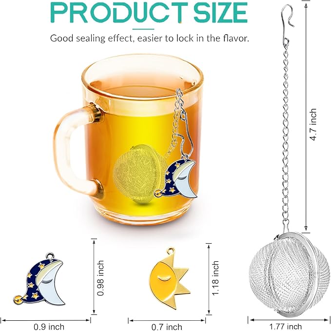 2pcs Loose Leaf Tea Steeper - Image 2