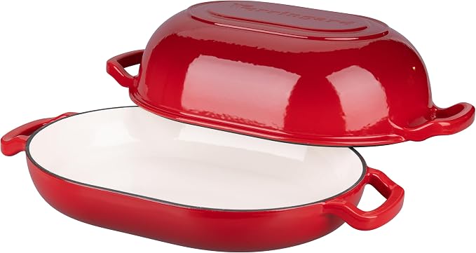 VORRINGARD Enameled Cast Iron Sourdough Bread Oven, Dutch Oven, Loaf Cast Iron - Image 5