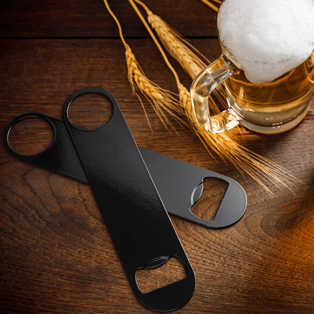 Raiten 20 Pack Flat Bottle Opener Bulk 7 Inch Stainless Steel Beer