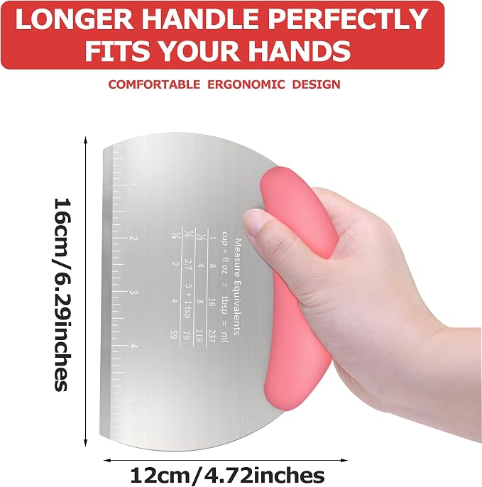 Pastry Cutter Dough Scraper Dough Cutter Scraper Tool Kitchen Pastry Blender - Image 4