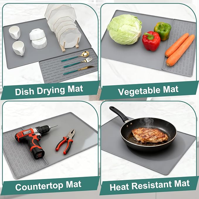 Silicone Coffee Mat, Eco-friendly, Hygienic Drying Pad, Leak-Proof and Non-Slip - Image 5
