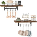 CHOEZON Wall-Mounted Pot Racks, Floating Shelves, Wall Shelves, Vintage Pot by Choezon