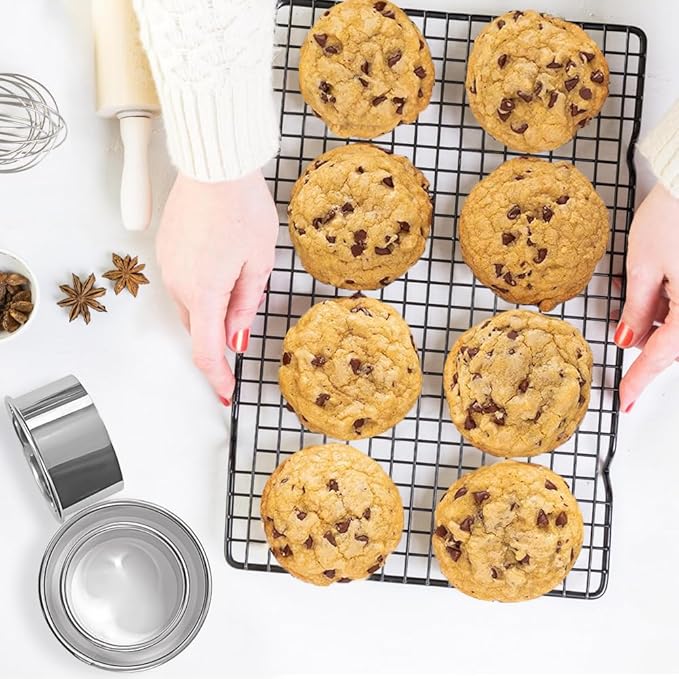 ALLTOP Circle Biscuit Cutter Set –Stainless Steel Baking Supplies - Image 5