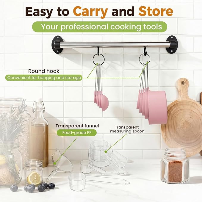 16PCS Measuring Cups and Spoons Set, Measuring Spoon Set - Image 7