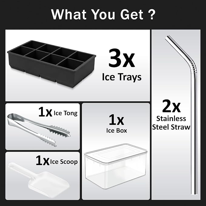 Large Silicone Ice Cube Tray - Image 8