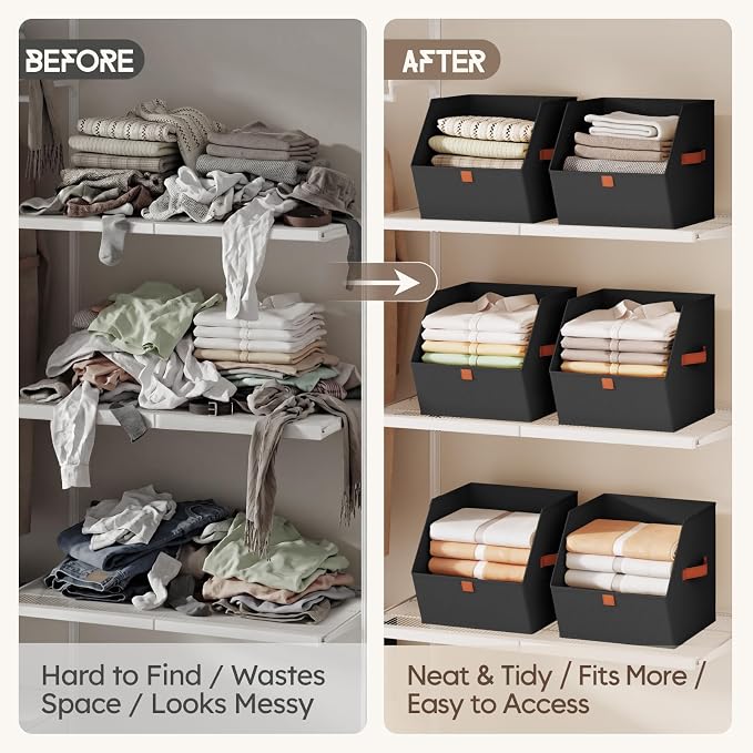 Homsorout Fabric Closet Storage Cubes - Image 3