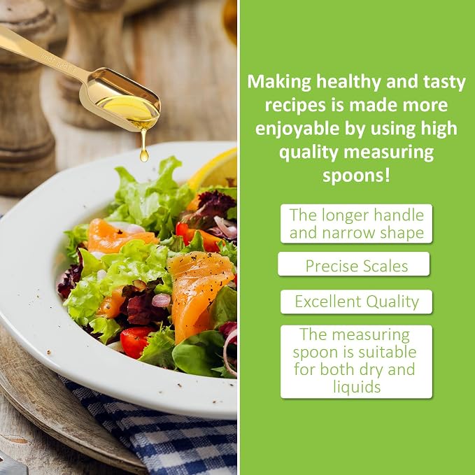 2 Pcs 1 Tablespoon Stainless Steel Single Measuring Spoon, Long Handle Metal - Image 3