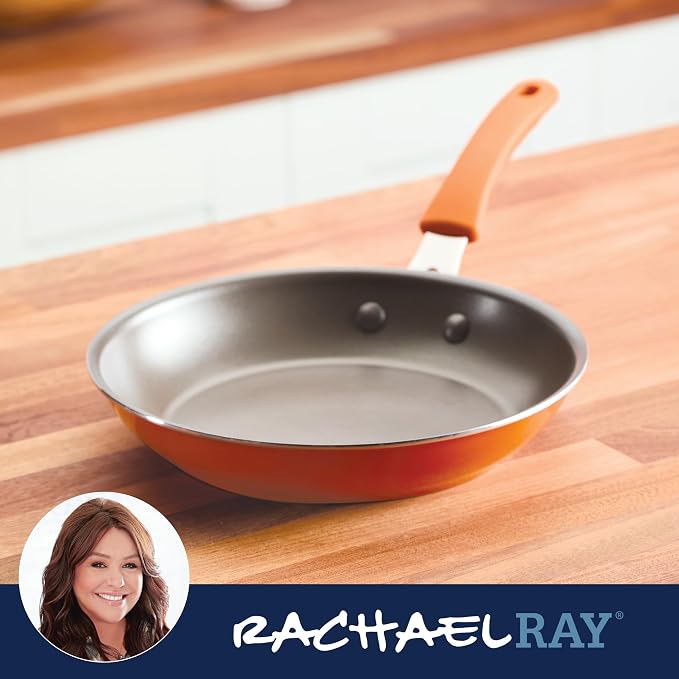 Rachael Ray Cook + Create Nonstick Cookware Frying Pan/Skillet, Fry Pan - Image 6