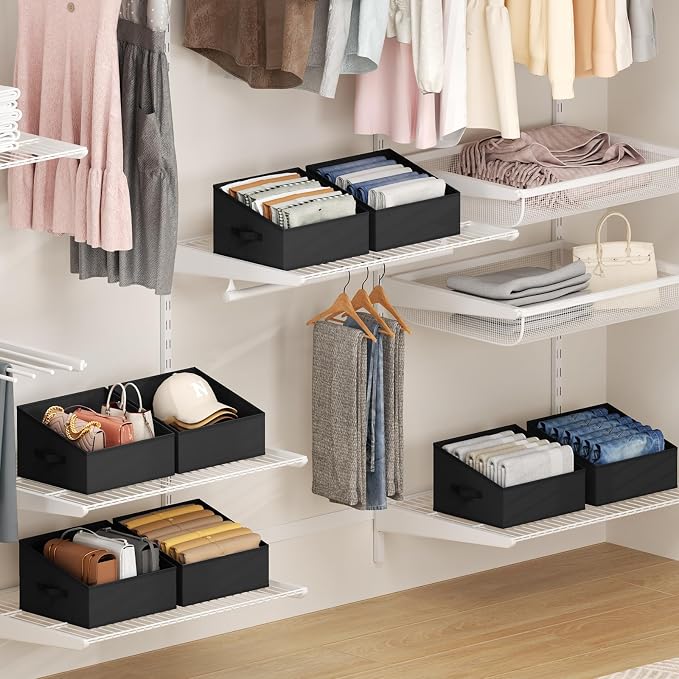 DIMJ Closet Storage Bins 12 Pack - Image 3