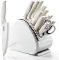 RAXCO Knife Set with Block, 12-Piece Stainless Steel Kitchen Knives by RAXCO