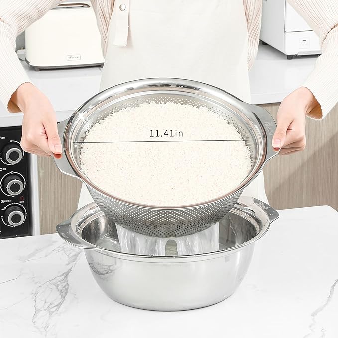 304 Stainless Steel Microporous Colander - Image 2
