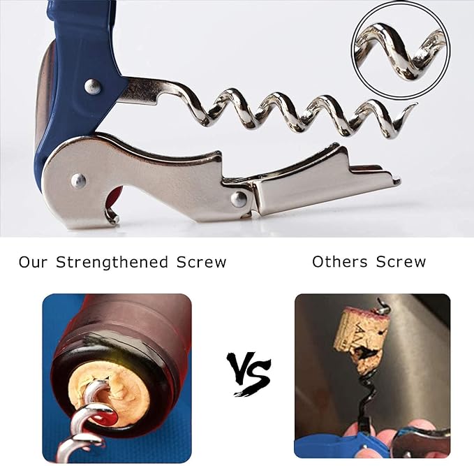HYZ 2-Pack Wine Opener Waiter Corkscrew, Professional Wine Key - Image 3