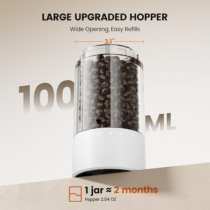 Electric Salt and Pepper Grinder Set - Image 4